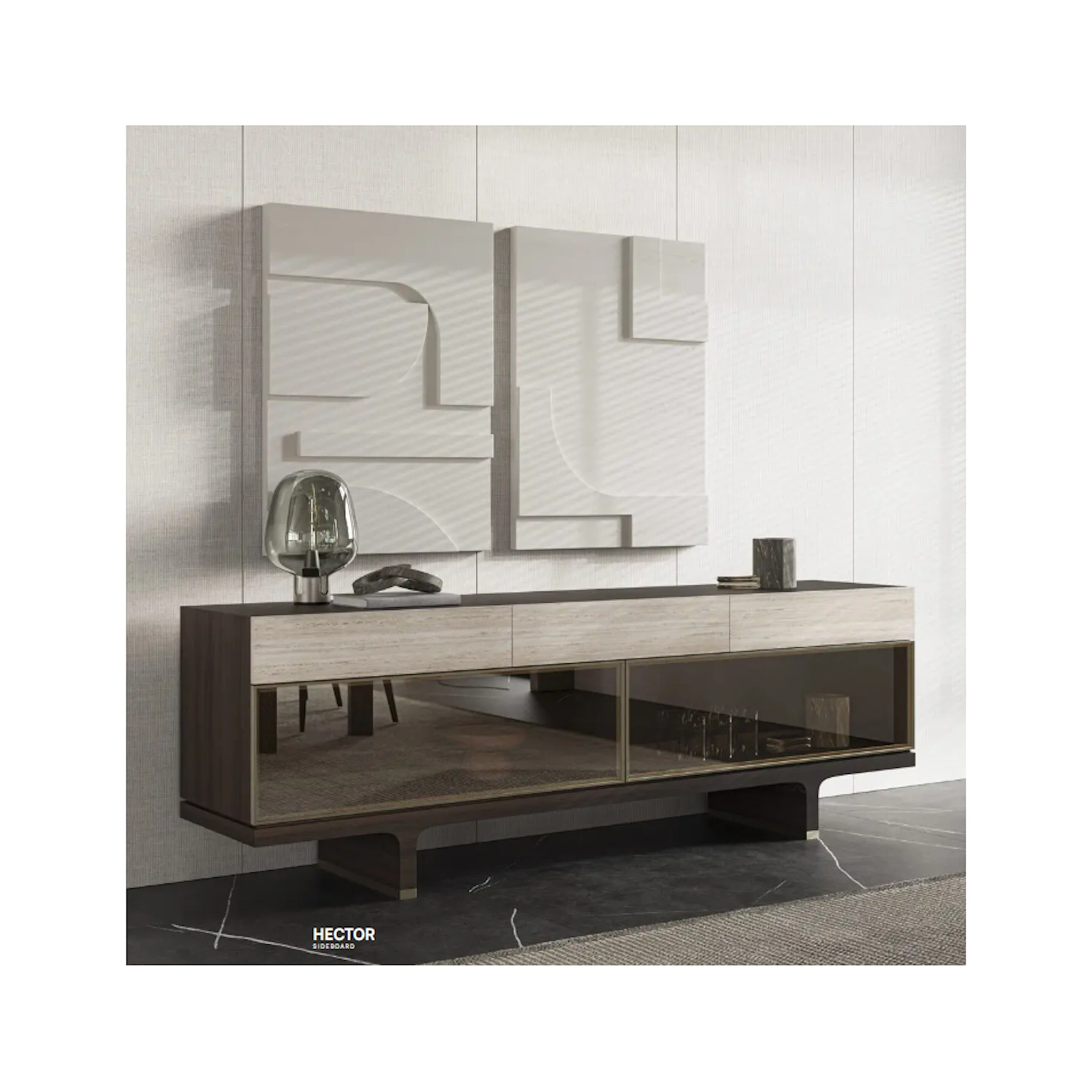 over console frame