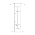 D 09 Corner Cabinet